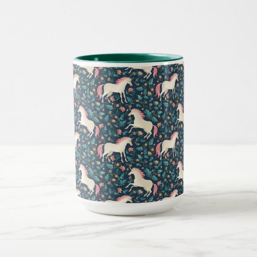 Prachtig Magical Unicorn Pattern Mok (Midden)