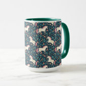 Prachtig Magical Unicorn Pattern Mok (Voorkant rechts)