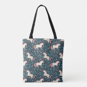 Prachtig Magical Unicorn Pattern Tote Bag (Achterkant)