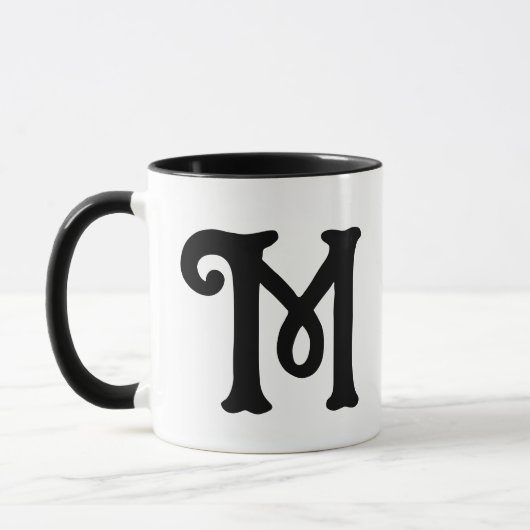 Prachtig Magisch Lettertype Letter Monogram Beginl Mok (Links)