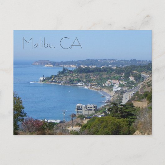 Prachtig Malibu Coast Briefkaart! Briefkaart (Voorkant)