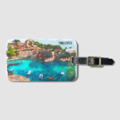Prachtig Mallorca Spanje Balearen eiland Bagagelabel (Voorkant (horizontaal))