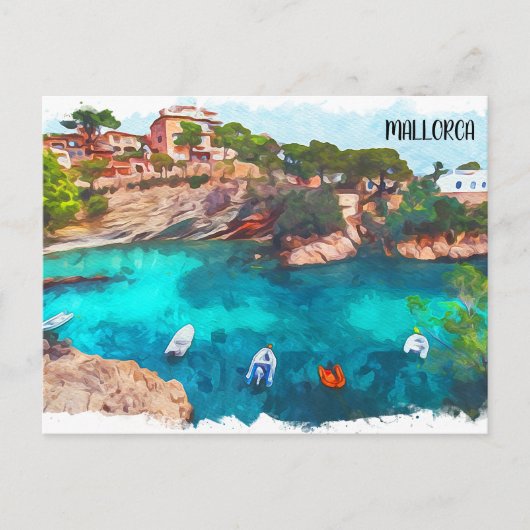 Prachtig Mallorca Spanje Balearen eiland Briefkaart (Voorkant)