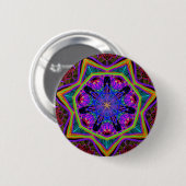 Prachtig Mandala patroon Ronde Button 5,7 Cm (Voorkant /achterkant)