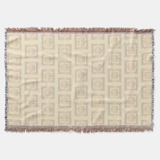 Prachtig mandala scroll design deken (Voorkant)