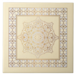 Prachtig mandala scroll design tegeltje