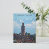 Prachtig Marokko rood Marrakech Atlas gebergte Briefkaart (Staand voorkant)