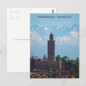 Prachtig Marokko rood Marrakech Atlas gebergte Briefkaart (Voorkant / Achterkant)
