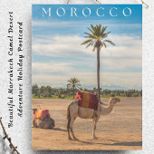 Prachtig Marrakech Camel Desert Avontuur Feestdagenkaart