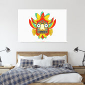 Prachtig Masker Canvas Afdruk (Insitu (Slaapkamer))