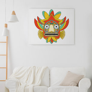 Prachtig Masker Canvas Afdruk