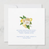 Prachtig mediterraan bloemrijk Vrijgezellenfeest I Kaart (Achterkant)