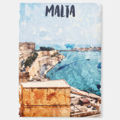 Prachtig mediterraan eiland Uitzicht Magneet (Voorkant)