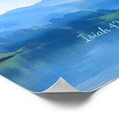 Prachtig meer Isaiah 43:5 Inspirerend Bijbel Poster (Hoek)