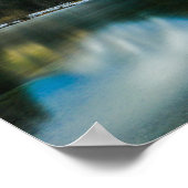 Prachtig meer met de bergen Zgornje Jozersko Slo Poster (Hoek)