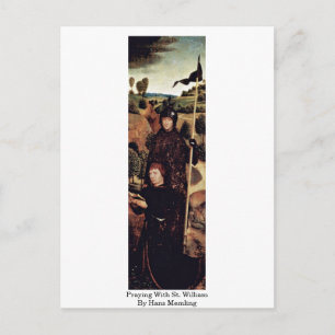 Prachtig met St. William door Hans Memling Briefkaart