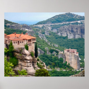 Prachtig Meteora in Griekenland Poster