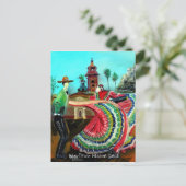 PRACHTIG MEXICAANS DANS BRIEFKAART (Staand voorkant)