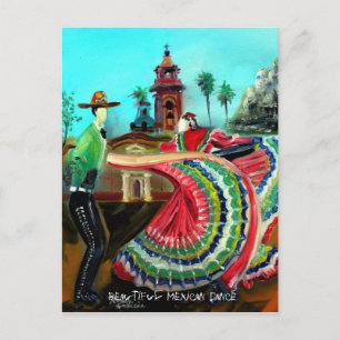 PRACHTIG MEXICAANS DANS BRIEFKAART