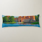 Prachtig middeleeuws kasteel aan Blue Lake Lichaamskussen (Achterkant)