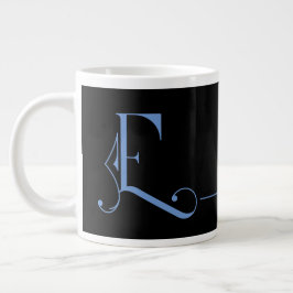 Prachtig minimalistisch legant monogram E Grote Koffiekop