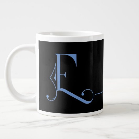 Prachtig minimalistisch legant monogram E Grote Koffiekop (Links)