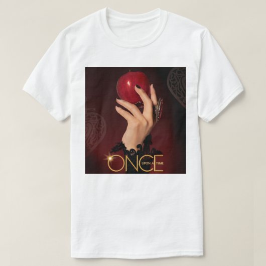 Prachtig model Ouat Red Apple Evil Queen Poster T-shirt (Design voorkant)