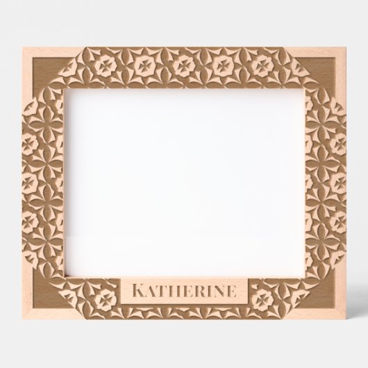 Prachtig modern design gegraveerde lijstjes (Voorkant)