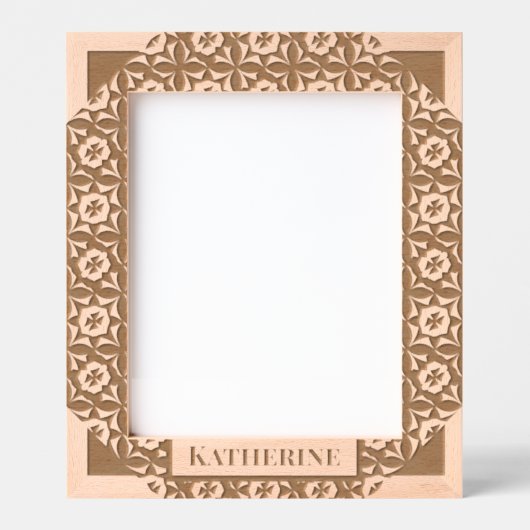 Prachtig modern design gegraveerde lijstjes (Voorkant)