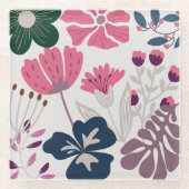 Prachtig Modern Flowers Onderzetter (Voorkant)