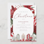 Prachtig modern kerstfeest kaart (Voorkant)