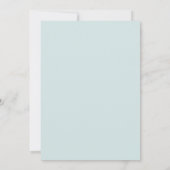 Prachtig Modern Monogram Eucalyptus Huwelijk Kaart (Achterkant)