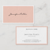 Prachtig modern strak design Elegant effen luxe Visitekaartje (Voorkant / Achterkant)