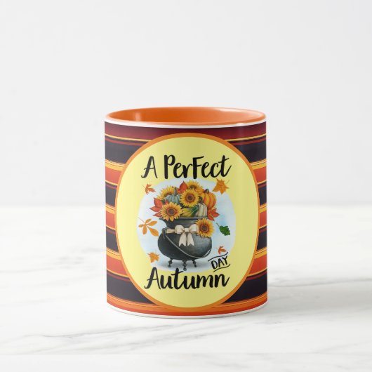 Prachtig modern Thanksgiving herfst Collectie Mok (Midden)