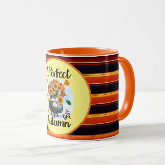 Prachtig modern Thanksgiving herfst Collectie Mok (Voorkant rechts)