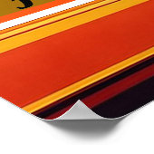 Prachtig modern Thanksgiving herfst Collectie Poster (Hoek)