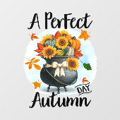 Prachtig modern Thanksgiving herfst Collectie Raamsticker (Vel)