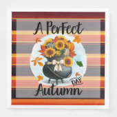 Prachtig modern Thanksgiving herfst Collectie Servet (Voorkant)