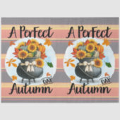 Prachtig modern Thanksgiving herfst Collectie Tissuepapier (Voorkant)