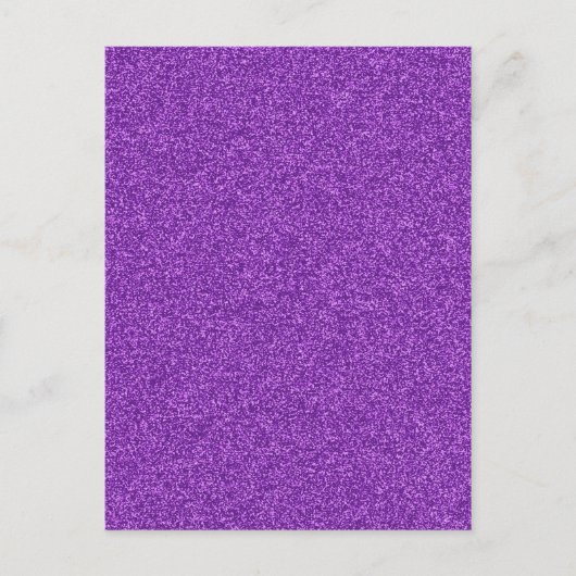Prachtig modieus paars glitter-effect briefkaart (Voorkant)