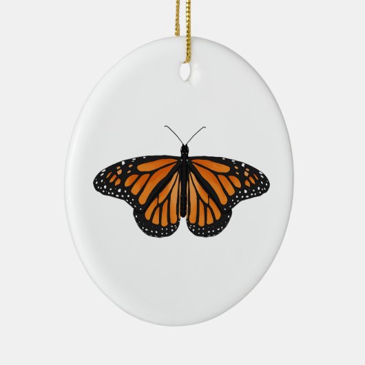 Prachtig monarch ornament! keramisch ornament (Rechts)