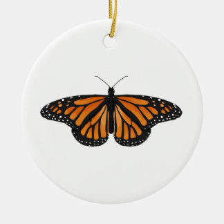 Prachtig monarch ornament! keramisch ornament