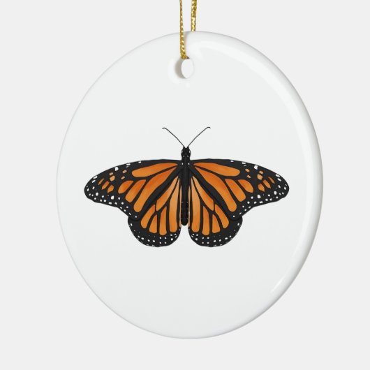 Prachtig monarch ornament! keramisch ornament (Links)