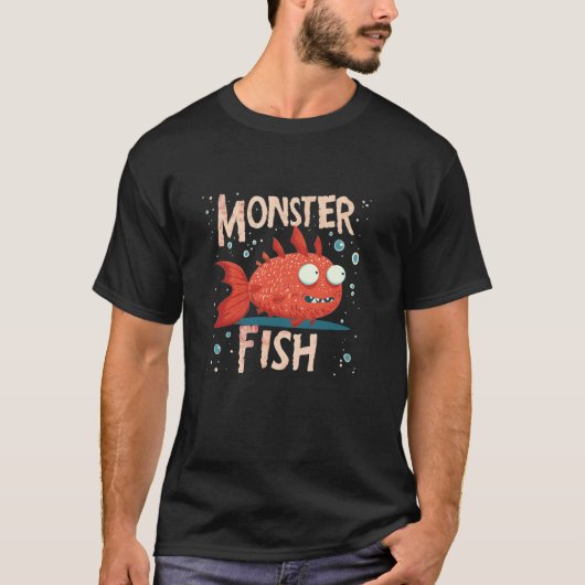 Prachtig monster vis pak t-shirt (Voorkant)