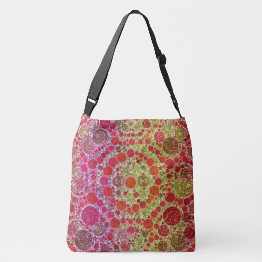 Prachtig mooi Abstract Crossbody Tas (Achterkant)