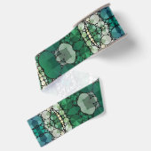 Prachtig mooi Abstract patroon Grosgrain Lint (Achterkant)