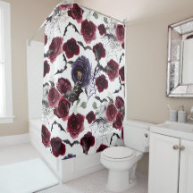 Prachtig mooi | Donkere gotische Rozen met vleermu