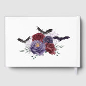 Prachtig mooi | Donkere gotische Rozen met vleermu Gastenboek (Achterkant)