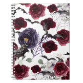 Prachtig mooi | Donkere gotische Rozen met vleermu Notitieboek (Voorkant)