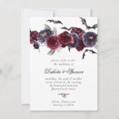 Prachtig mooi | Donkere rode en Paarse platte vlee Kaart (Voorkant)